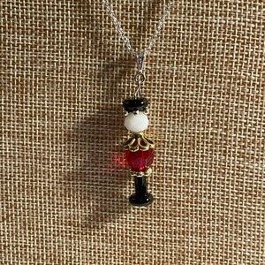 ✔️✔️Black and Red Nutcracker Necklace
